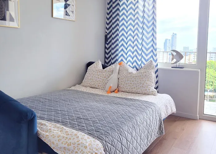 Sea View Mieszknie Na Wynajem Z Widokiem Na Morze Dworzec Centrum דירה